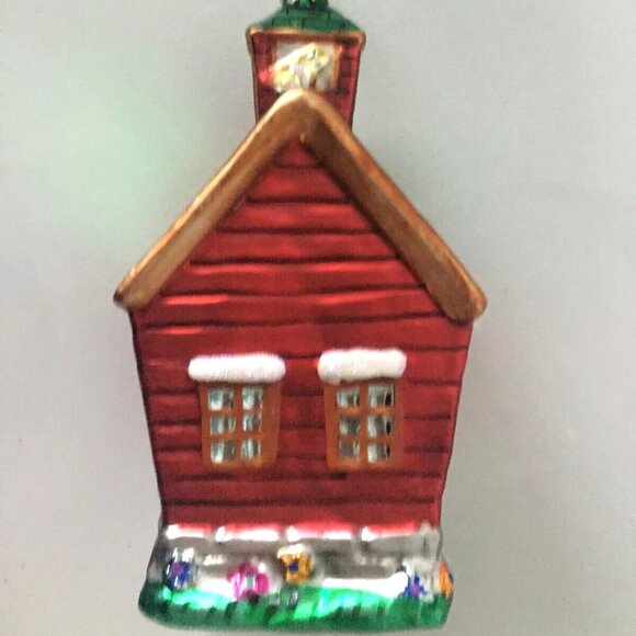 NEW Authentic Christopher Radko AL Assistance League School HOUSE Glass Ornament - Picture 8 of 12
